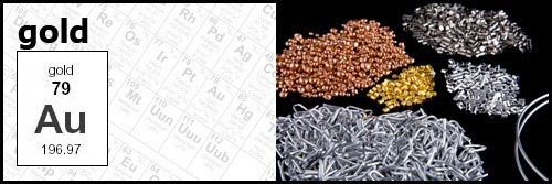 High purity evaporation material, Au Gold