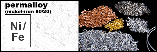High purity evaporation material, Permalloy Ni-Fe