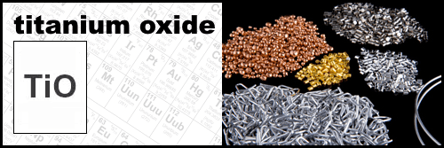 High purity evaporation material, TiO Titanium Oxide