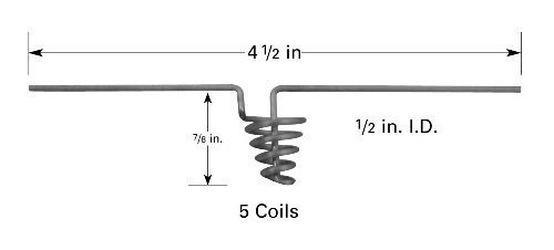 B4 tungsten filament basket for thermal evaporation