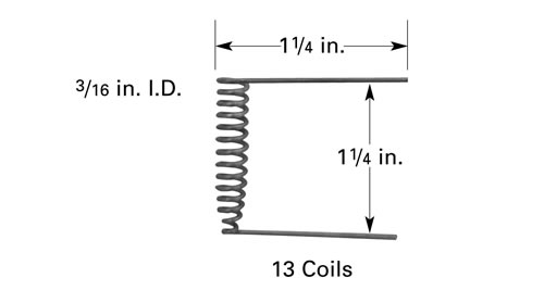 B5 tungsten filament basket for thermal evaporation