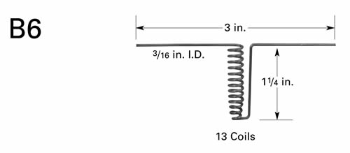 B6 tungsten filament basket for thermal evaporation