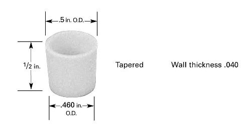 C1 C1 tapered crucible