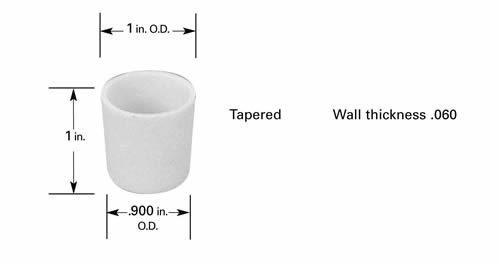 C5 C5 tapered crucible