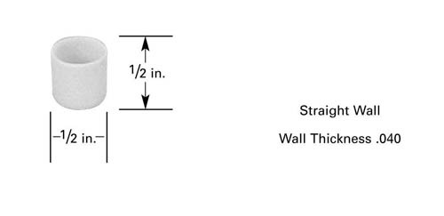 C9 C9 straight wall crucible