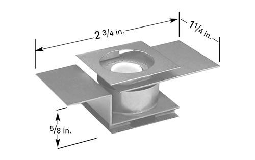 CH-1 crucible heater with crucible for thermal evaporation
