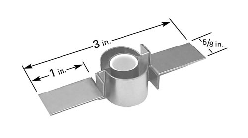 CH-10 crucible heater with crucible for thermal evaporation