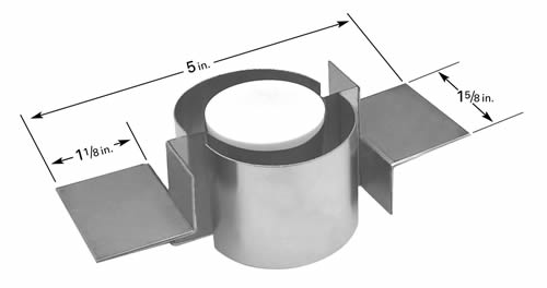 CH-14 crucible heater with crucible for thermal evaporation