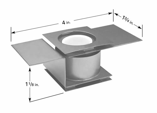 CH-5 crucible heater with crucible for thermal evaporation