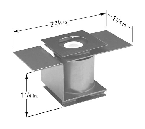 CH-7 crucible heater with crucible for thermal evaporation