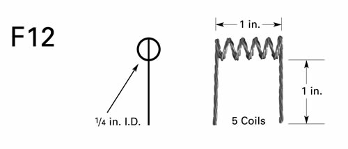 F12 tungsten filament for thermal evaporation