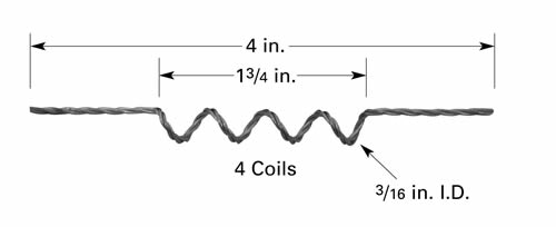 F2 tungsten filament for thermal evaporation