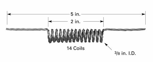 F7 tungsten filament for thermal evaporation