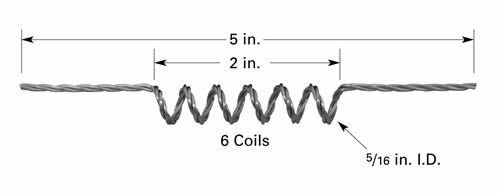 F8 tungsten filament for thermal evaporation