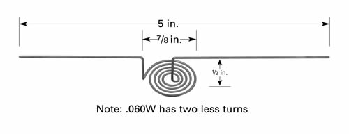 H3 H3 tungsten filament heater for thermal evaporation