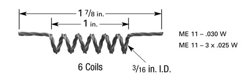 ME-11 ME-11 micro-electronic tungsten filament for thermal evaporation