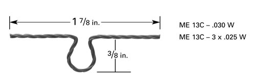 ME-13C ME-13C micro-electronic tungsten filament for thermal evaporation