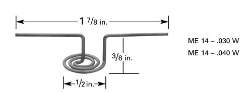 ME-14 ME-14 micro-electronic tungsten filament heater for thermal evaporation