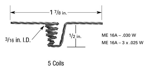 ME-16A ME-16A micro-electronic tungsten filament basket for thermal evaporation