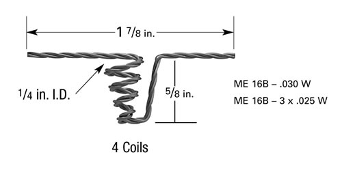 ME-16B ME-16B micro-electronic tungsten filament basket for thermal evaporation
