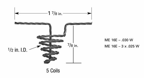 ME-16E ME-16E micro-electronic tungsten filament basket for thermal evaporation