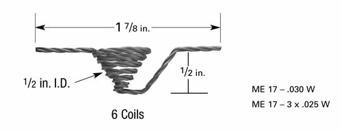 ME-17 ME-17 micro-electronic tungsten filament basket for thermal evaporation