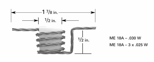 ME-18A ME-18A micro-electronic tungsten filament basket with crucible for thermal evaporation