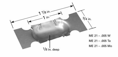 ME-21 ME-21 micro-electronic boat for thermal evaporation