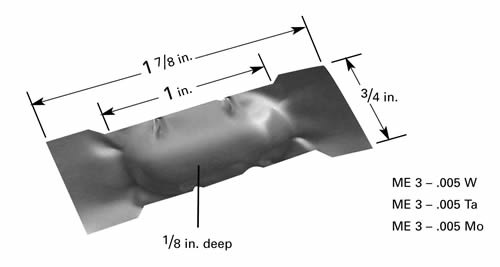 ME-3 ME-3 micro-electronic boat for thermal evaporation