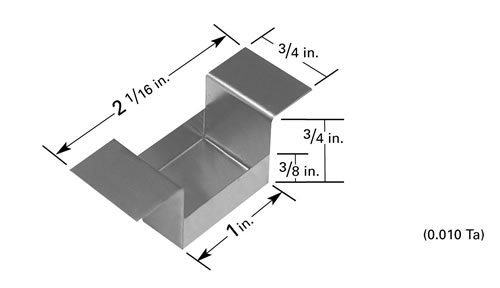 SB-3 special tantalum box for thermal evaporation