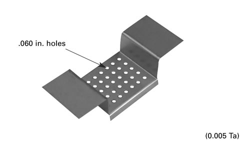 SB-3B special tantalum cover for thermal evaporation