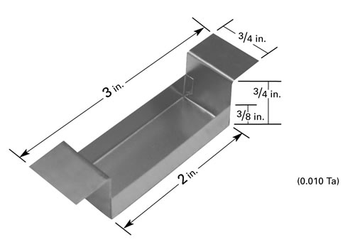 SB-5 special tantalum box for thermal evaporation