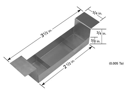SB-6 special tantalum box for thermal evaporation
