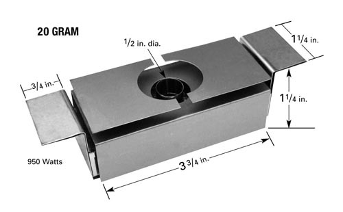 SM-14 baffled box for thermal evaporation