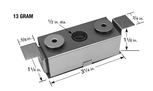 SO-25 baffled box for thermal evaporation