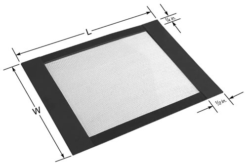 TM-1 TM-1 Tungsten Mesh Screen with Frame