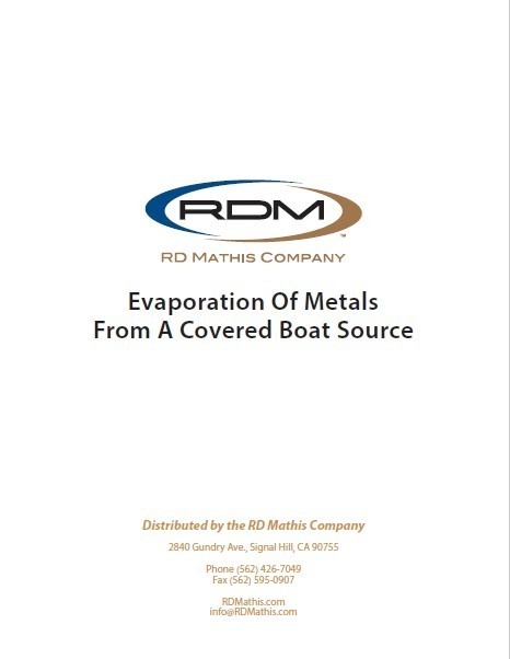 Technical library paper about Evaporation of Metals from a Covered Boat Source
