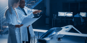 Example photo of aerospace design process