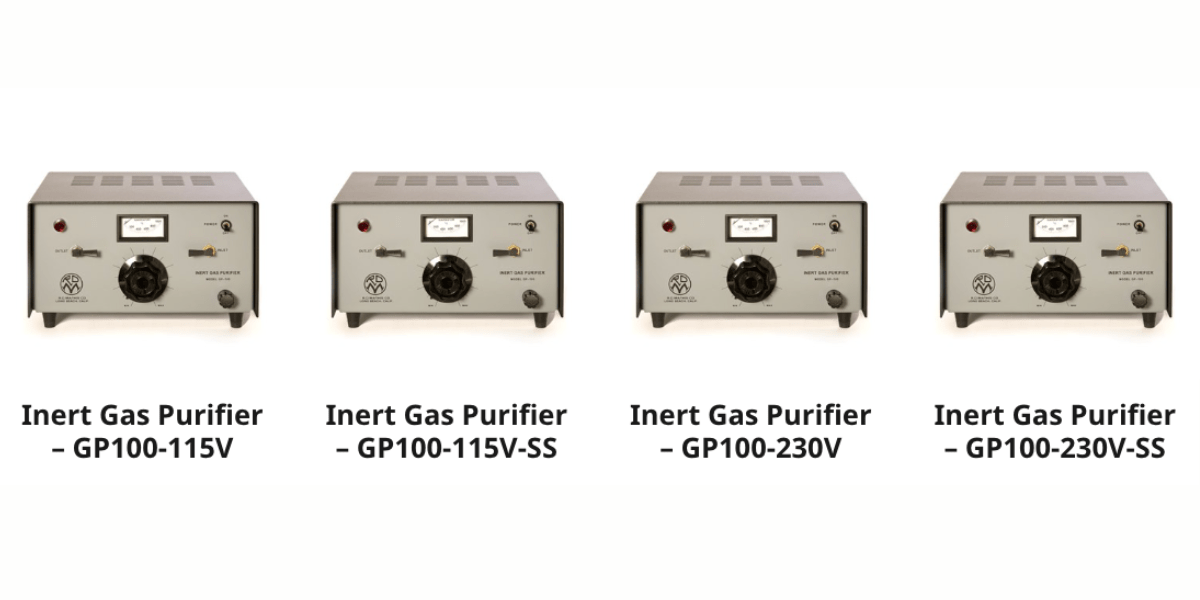 Image of inert gas purifiers for increasing purity of noble gases