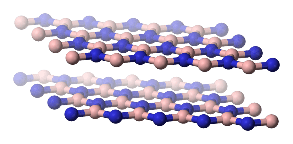 h-BN structure, hexagonal boron nitride structure
